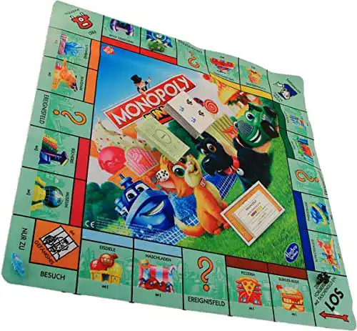Monopoly Junior XL Spielmatte 61×61 cm von Hasbro Gaming