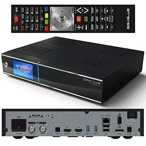 4K-Sat-Receiver GigaBlue UHD-4K Quad TV-Receiver schwarz