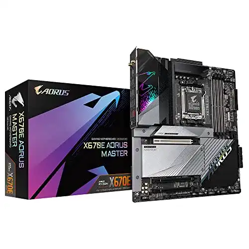 Gigabyte Mainboard X670E AORUS Master für AMD Ryzen Prozessoren