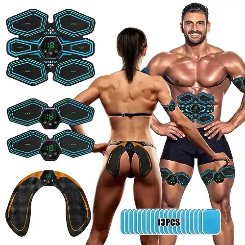 EMS Po Trainer Lovcoyo Elektrisches Trainingsgerät für Bauch und Beine