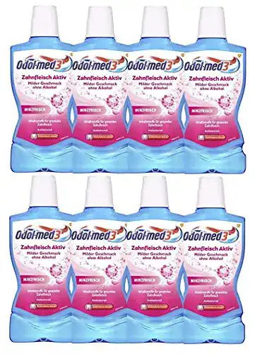 Mundspülung Odol-med3 Zahnfleisch Aktiv 500 ml, 8er Pack