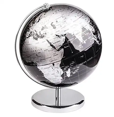 Globus Exerz 30 cm mit englischer Karte und Metallfuß für Schüler