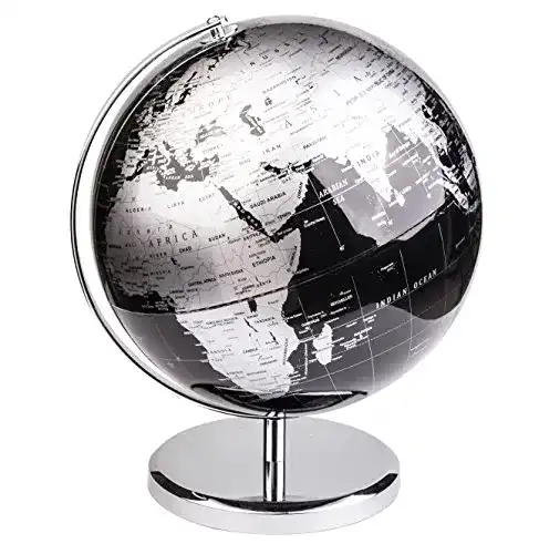 Globus Exerz 30 cm mit englischer Karte und Metallfuß für Schüler