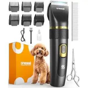 Oneisall Leise Schermaschine für Hunde und Katzen, Upgrade Pro