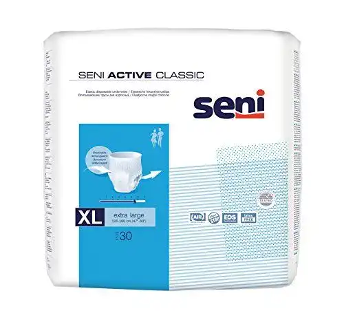 Windeln für Erwachsene Seni Active Classic Extra Large – 2 Packungen à 30 Stück
