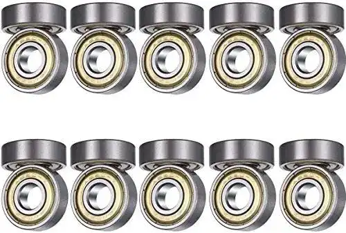 ABEC-7 Kugellager Yrlehoo 20 Stück 608 ZZ Metall