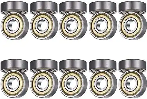 ABEC-7 Kugellager Yrlehoo 20 Stück 608 ZZ Metall