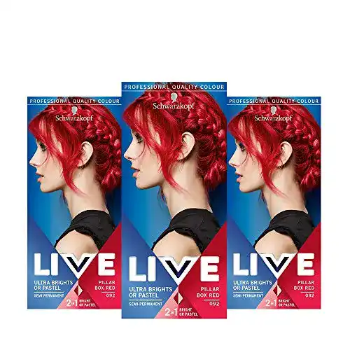 Schwarzkopf Live Ultra Bright oder Pastel Red Haarfarbe im Vergleich