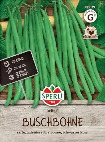 Bohnen Samen Sperli 80039 Delinel Buschbohnen Samen