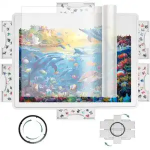 Puzzle-Tisch Truwheelz drehbares Puzzlebrett für 1500 Teile