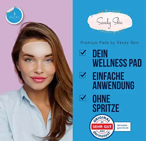 Zornesfalte Pflaster Sandy Skin – 2 Stück für Stirn und Zornesfalten