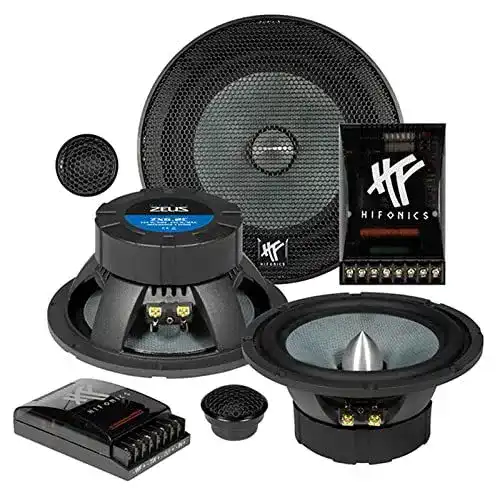 Hifonics ZX-6.2C 2-Wege Einbaulautsprecher-Set mit 250W Leistung