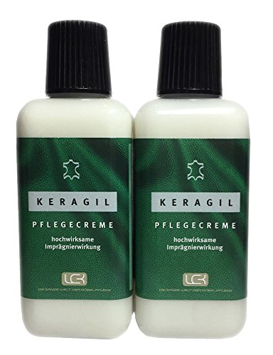 Lederpflege Creme KERAGIL 2 Flaschen à 150 ml von LCK Keralux