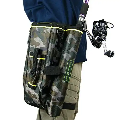 Angelrucksack von QualyQualy für Angler mit praktischen Fächern