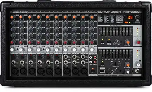 Behringer EuroPower PMP2000D 2000 Watt Mischpult mit Effekten