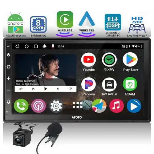 Autoradio mit 7 Zoll QLED Touchscreen von ATOTO A6 PF