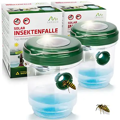 Wespen- und Mückenfalle Gardigo 2-in-1 Set für Innen und Außen