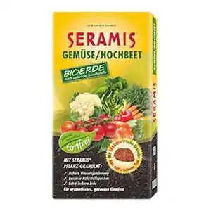 Torffreie Erde Seramis Gemüse-Hochbeet Bioerde 40 l