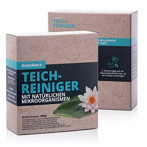 Gretchen Teichreiniger Bio 200 g Pulver für Teichpflege
