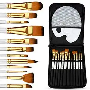 Aquarellpinsel Pitello 12er Pinselset für Malerei