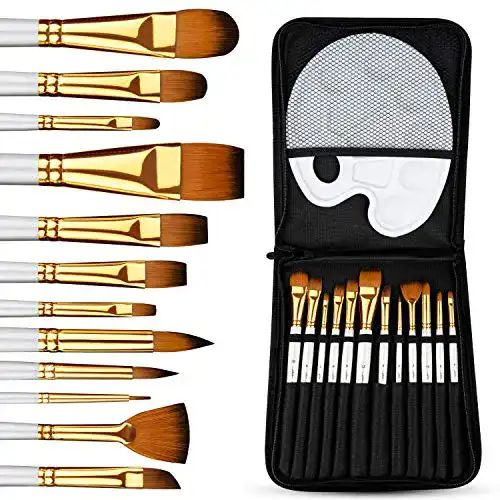Aquarellpinsel Pitello 12er Pinselset für Malerei