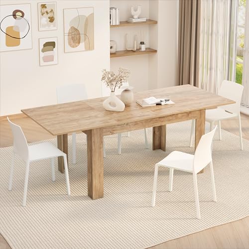Ausziehbarer Esstisch Holz Mobili Fiver Easy 140 (220) x 90 cm