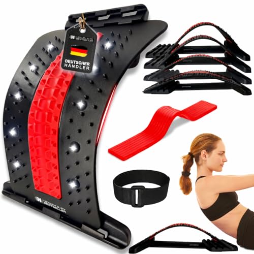 Rückenstrecker Health & Fit Verstellbare Rücken-Dehnstütze für Alltag