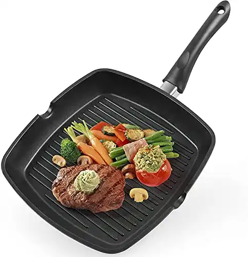 Grillpfanne Gotoll 28 x 28 cm für Induktion und Herd