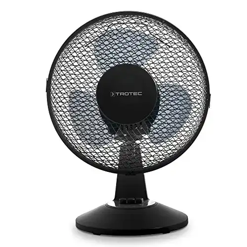 Tischventilator Trotec TVE 11, leiser Ventilator mit 25 Watt
