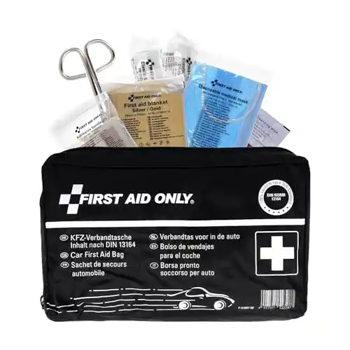 Verbandtasche First Aid Only Kfz DIN 13164 für Auto und Motorrad