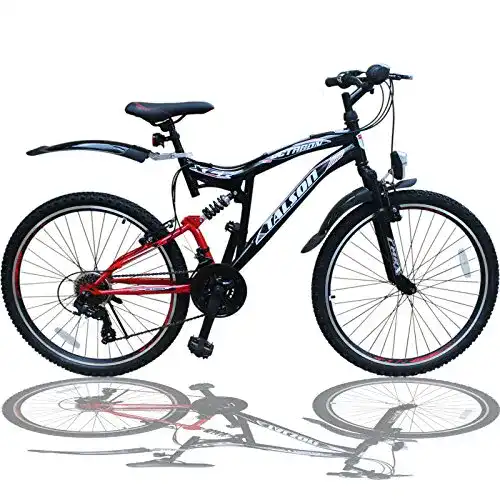 Talson 26 Zoll Mountainbike mit 21-Gang und Vollfederung