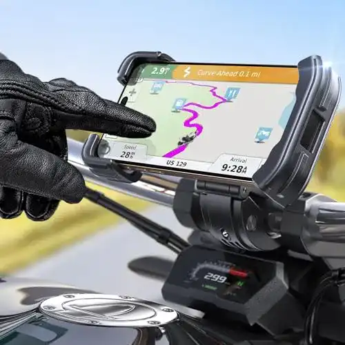 Fahrrad Handyhalterung von andobil für sichere Smartphone-Nutzung