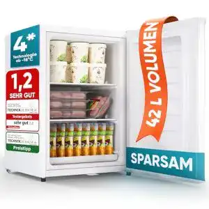 Mini Gefrierschrank Stillstern (42L) mit -18°C Temperatur