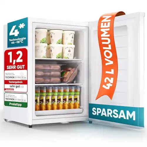 Mini Gefrierschrank Stillstern (42L) mit -18°C Temperatur