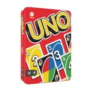 UNO Kartenspiel in hochwertiger Metallbox mit 112 Karten