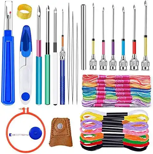 Punch-Needle Ekalee 41-teiliges Set für Stickerei