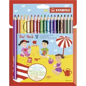 STABILO Dreikant-Buntstift Trio dick 18er Pack