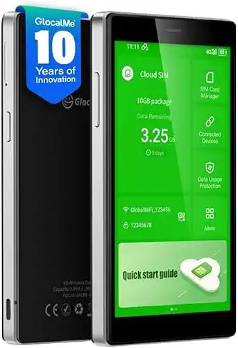 Mobiler WLAN Router GlocalMe G4Pro 4G LTE für Reisen