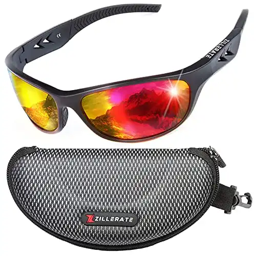 Ski-Sonnenbrille Zillerate Herren mit polarisierten Gläsern für Sport