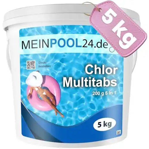 Chlortabletten für Pools 5 kg Multitabs 5 in 1 von Meinpool24