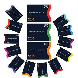 RFID Schutzhülle Boxiki Travel RFID Blocker Kartenhülle 15er Set