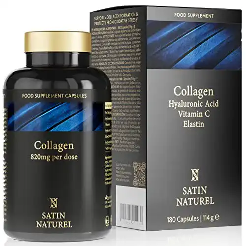Hyaluron-Kollagen-Kapseln mit Hyaluron und Kollagen von SatinNaturel