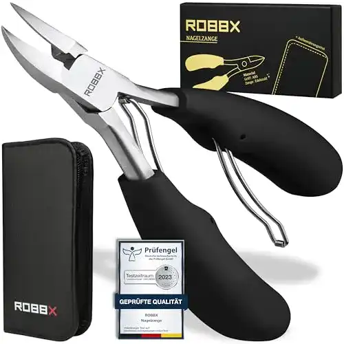 Fußnagelzange von ROBBX für starke Nägel