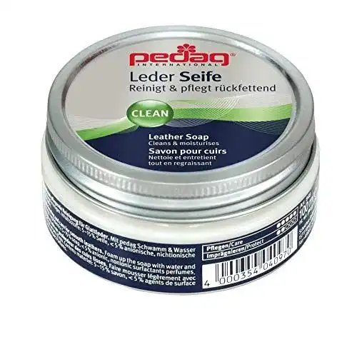Pedag Lederseife 100 ml zur Reinigung und Pflege von Lederprodukten