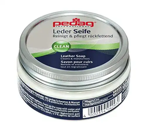 Pedag Lederseife 100 ml zur Reinigung und Pflege von Lederprodukten