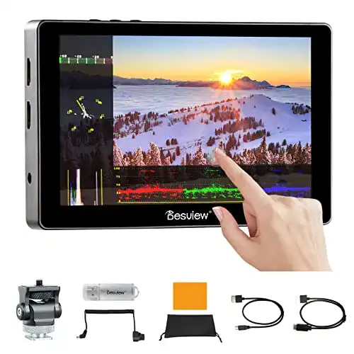 Desview R705 7 Zoll Kameramonitor mit Full HD Touchscreen