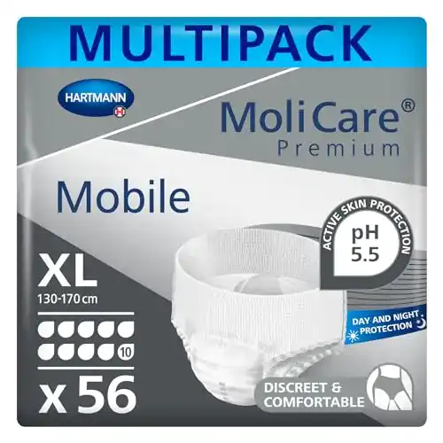 Molicare Premium Mobile Einweghosen für Erwachsene bei Inkontinenz