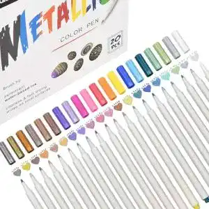 Glitzerstifte DealKits Permanente Metallic Marker in 20 Farben