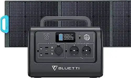 Powerstation mit Solarpanel BLUETTI Solar Generator EB70 und PV200