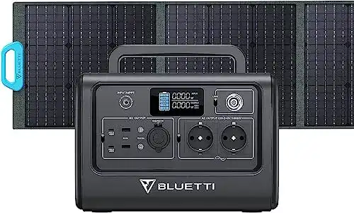 Powerstation mit Solarpanel BLUETTI Solar Generator EB70 und PV200